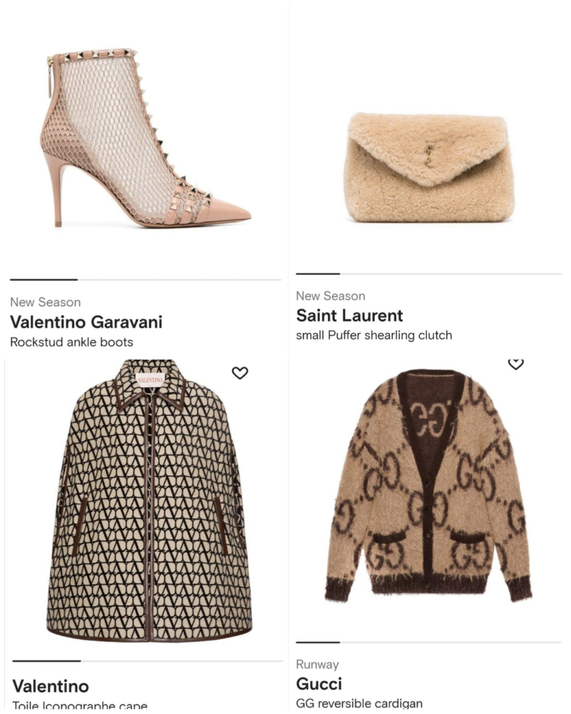 Farfetch Products to get this season. Luxury inspiration to get in your wardrobe Fall/ Winter 22/23. Clothing and Accessories. 41 Farfetch Products to get this season. Luxury inspiration to get in your wardrobe Fall/ Winter 22/23. Clothing and Accessories.