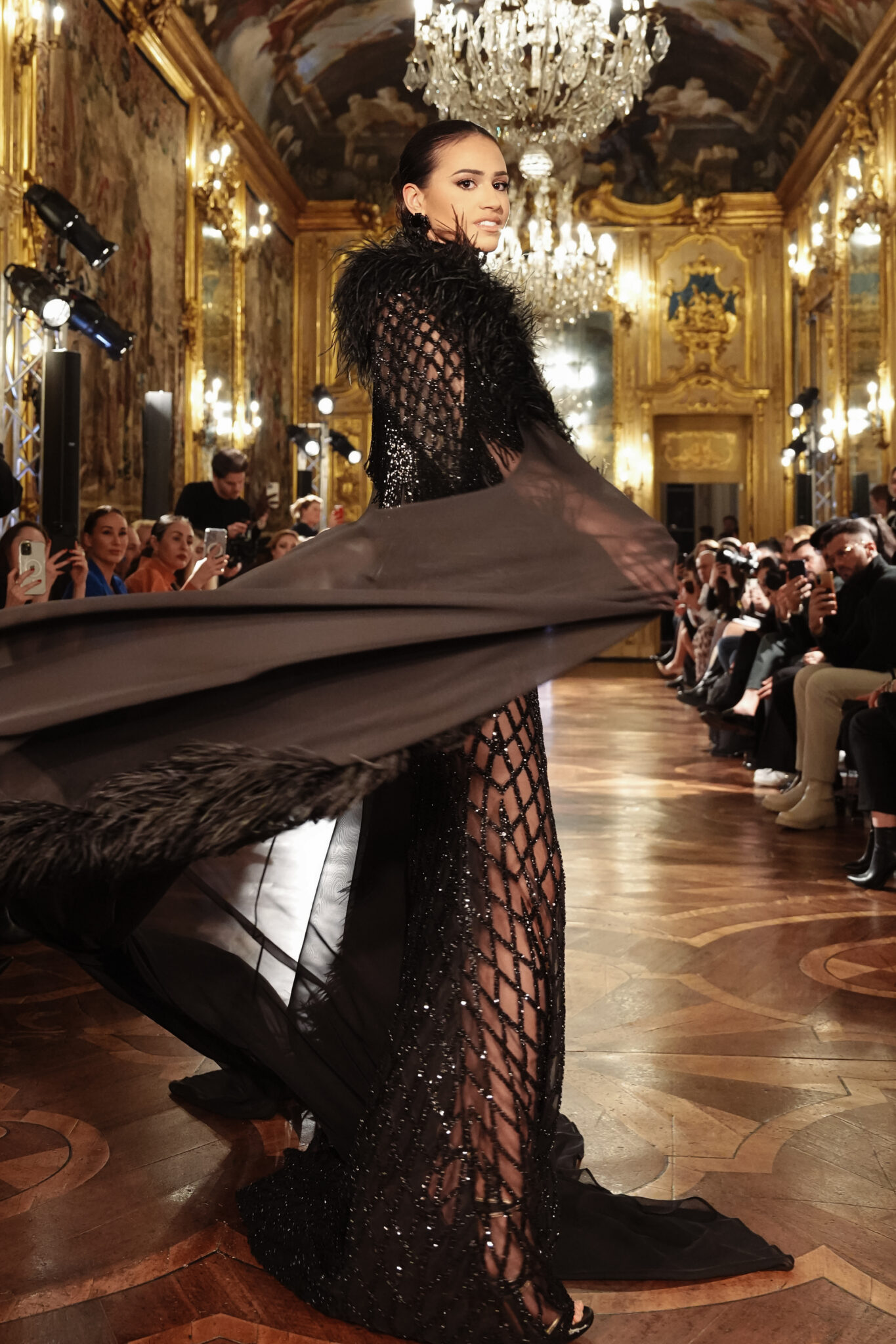 What you need to know about the stunning Fashion Show at Palazzo Clerici during MFW F/W 22/23. Fashion Week Studio 's impressive show presenting: Cristina Tamborero, Salvatore Pappacena, TINA COUTURE, NARCIZA Severa and Frida Xhoi & Xhei. 3