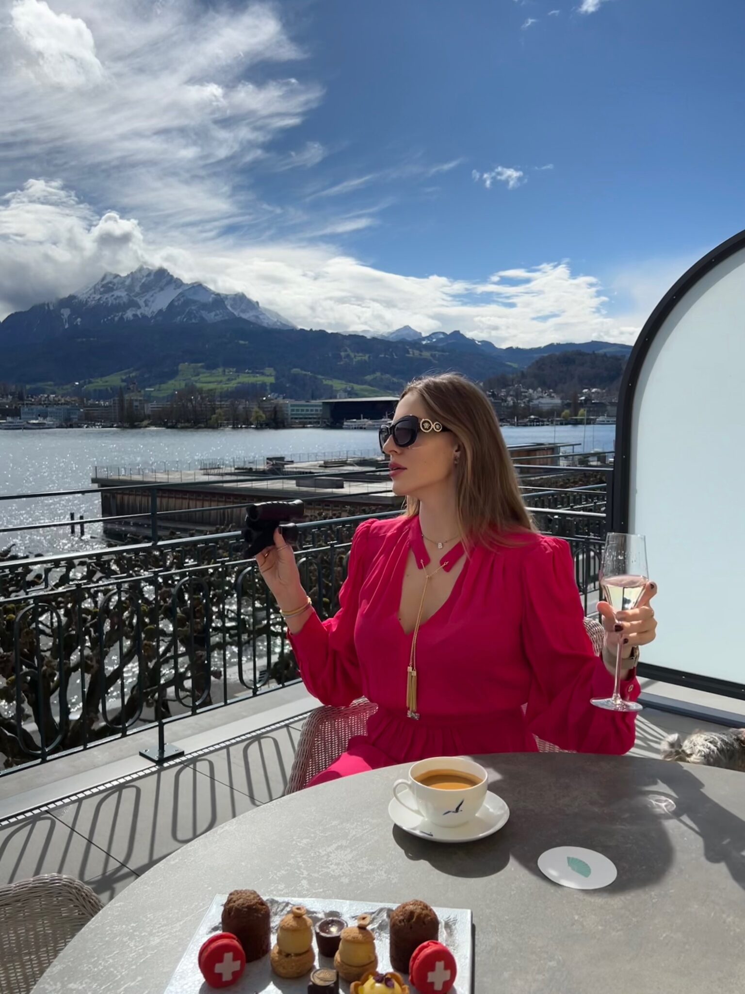 Mandarin Oriental Palace Luzern. A Historic Belle Epoque Palace reopened in 2022. /A magnificent hotel with a panoramic view of Lake Lucerne./