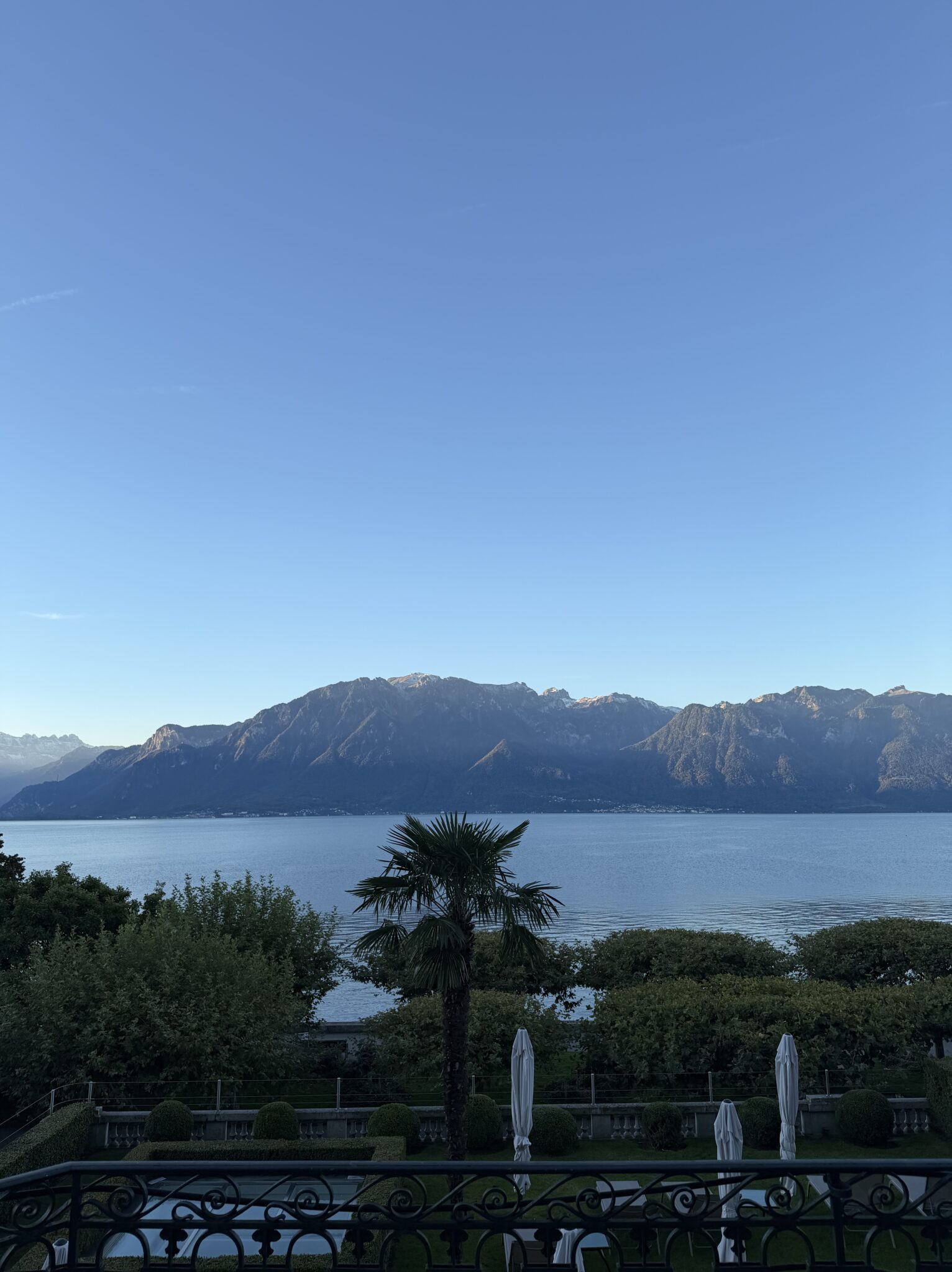 Hotel des Trois Couronnes in Vevey – A Timeless & Luxurious Palace on the Shores of Lake Geneva | Review by Swiss Influencer Bella Zofia | The #1 Hotel in Vevey. 43 Nestled on the Swiss Riviera in Vevey, Hôtel des Trois Couronnes represents a blend of heritage, luxury, and serenity. Facing the shimmering waters of Lake Geneva with the Alps towering beyond, it offers guests more than just a place to stay—it offers an experience steeped in culture, elegance, and personalised comfort. I stayed in the hotel with my husband, and I wanted to focus on a wellness stay, filled with spa time, massages and rejuvenating time by the lake. It turned out that it was the perfect location for this style getaway. A place that is tranquil, yet elegant, beautiful and with this beautiful Palace aura.